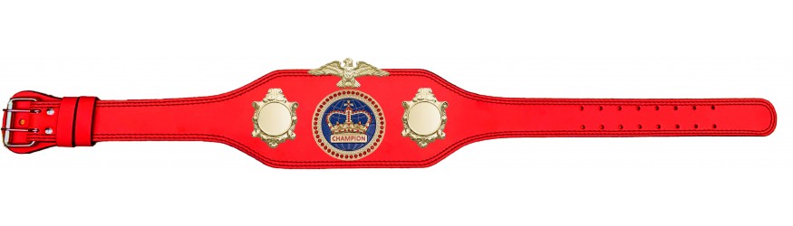 TITLE BELT - BUD004/G/BLUGEM - AVAILABLE IN 4 COLOURS